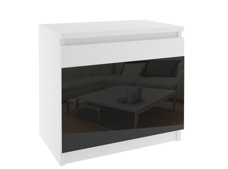 Table de chevet BM SN1/0/W/W/B/0
