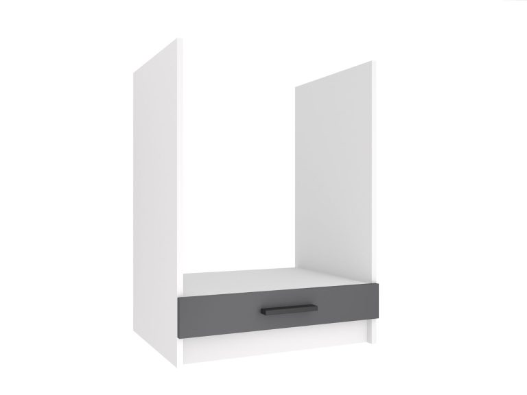Armoire de cuisine inférieure 60 cm grise TOR SDP60/0/WT/SR/0/B1