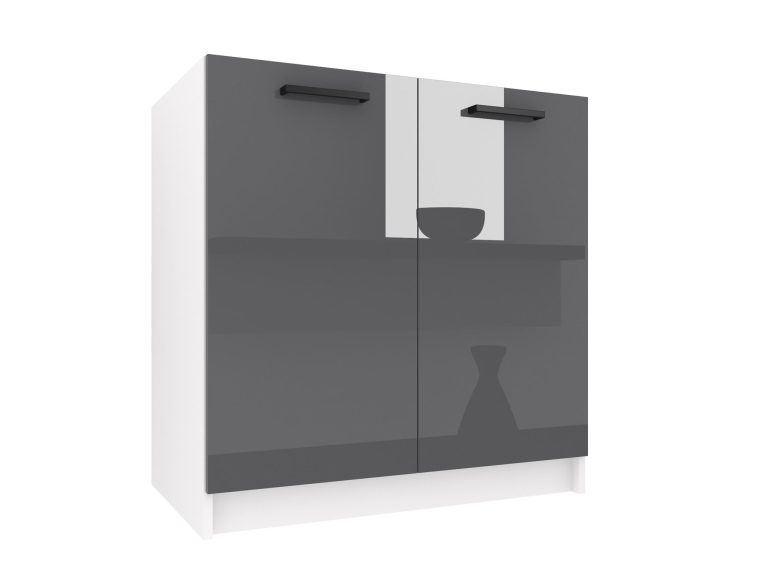 Meuble de cuisine sous évier sur pied INF SDZ80/0/WT/S/0/B1