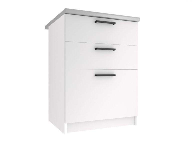 Meuble bas de cuisine avec tiroirs TOR SDSZ60/0/WT/WT/0/B1