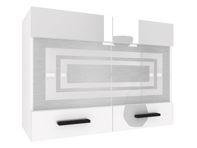 Armoire de cuisine suspendue INF SGW80/3/WT/W/0/B1