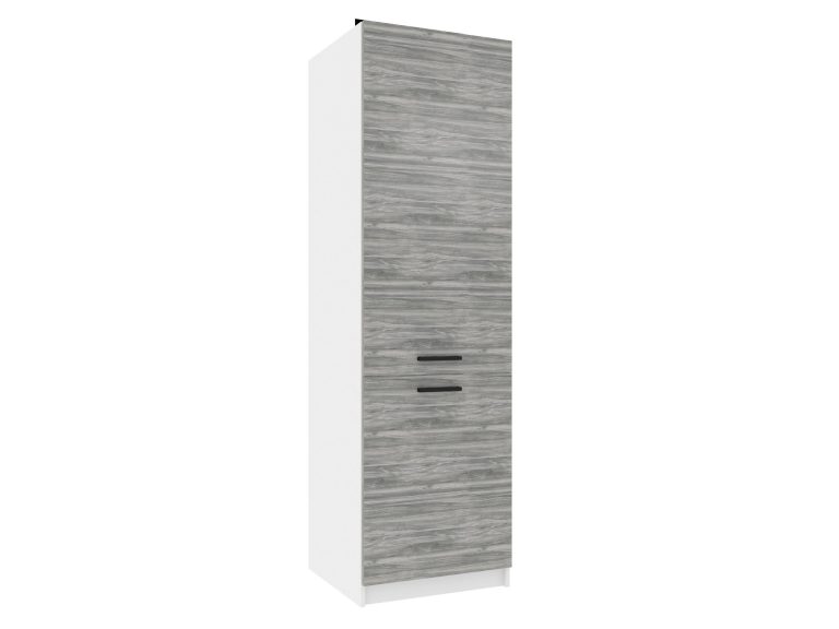 Meuble de cuisine sur pied avec réfrigérateur colonne TOR SSL60/0/WT/GW/0/B1