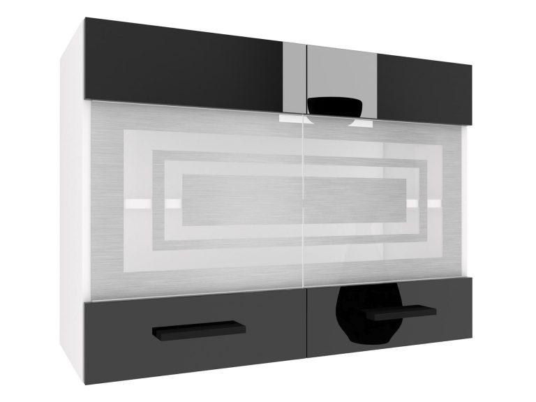 Armoire de cuisine suspendue INF SGW80/2/WT/B/0/B1