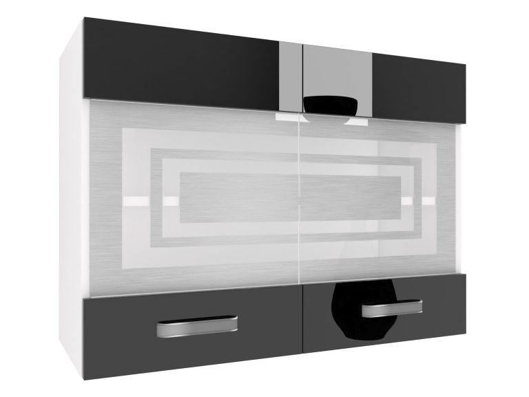 Armoire de cuisine suspendue INF SGW80/2/WT/B/0/F