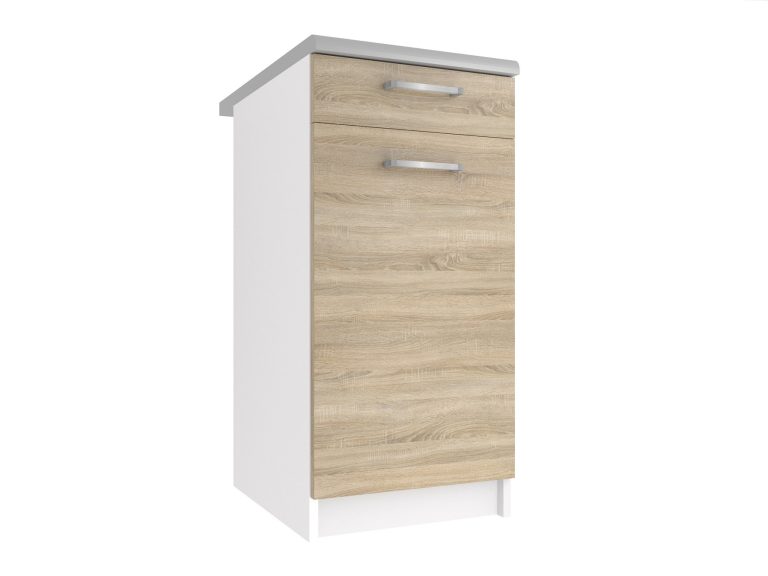 Armoire de cuisine sur pied avec tiroirs TOR SDSZ1-40/1/WT/DS/0/P
