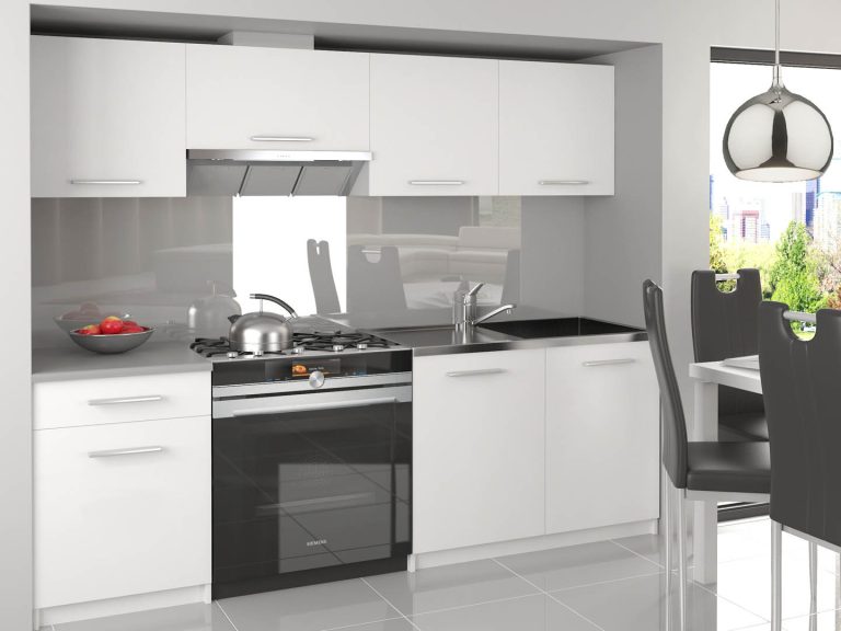 Meubles de cuisine 180 cm blanc mat avec plan de travail Fabricant TOR SUPERUNIQA3/3/WT/WT/0/E