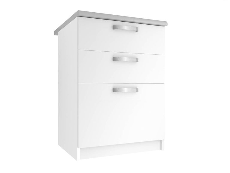 Meuble bas de cuisine avec tiroirs TOR SDSZ60/0/WT/WT/0/U