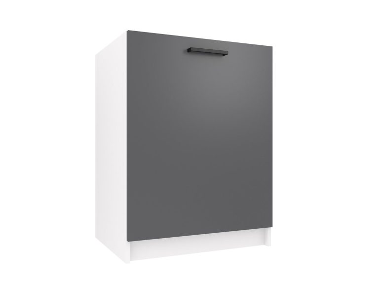 Armoire de cuisine inférieure 60 cm grise TOR SDZ60/0/WT/SR/0/B1