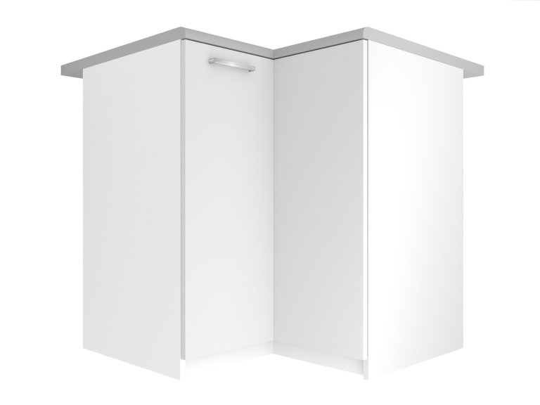 Armoire de cuisine Belini d'angle inférieure 90 cm blanc mat sans plan de travail Fabricant TOR SNP90/2/WT/WT/BB/E
