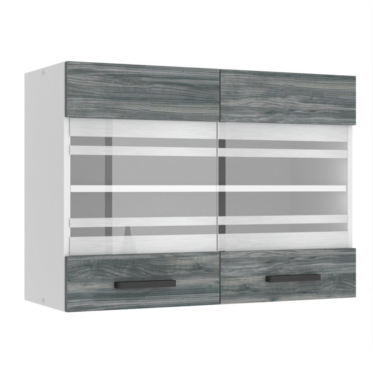 Meuble haut de cuisine 80 cm TOR SGW80/0/WT/GW/0/B1/PP
