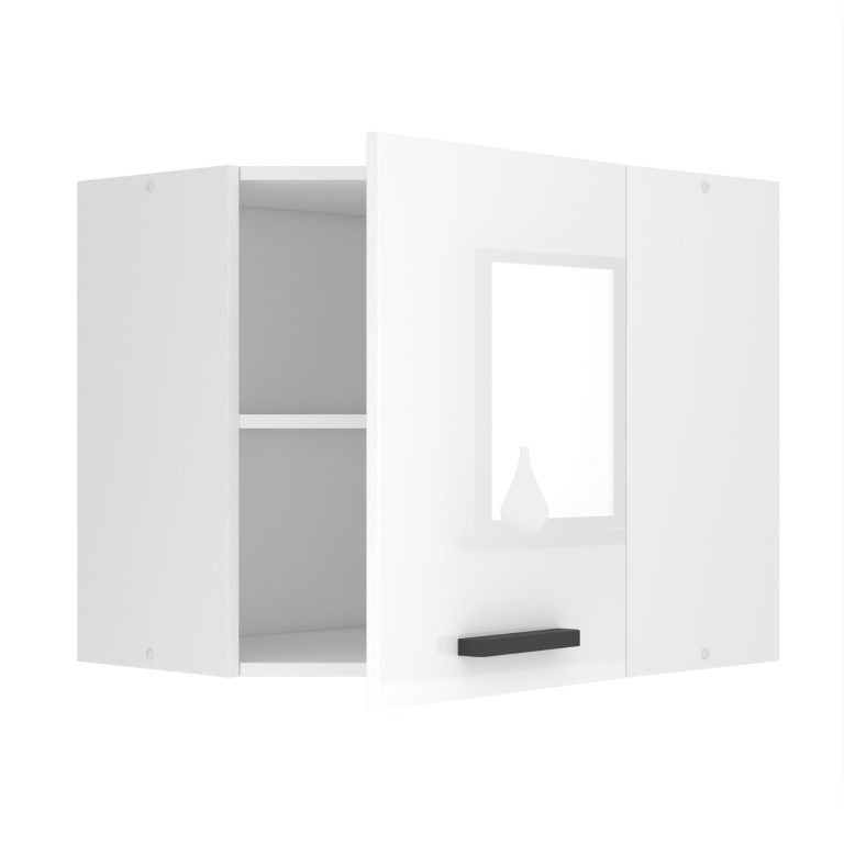 Armoire de cuisine supérieure d'angle 60 cm INF SGN60/0/WT/W/0/B1/PP