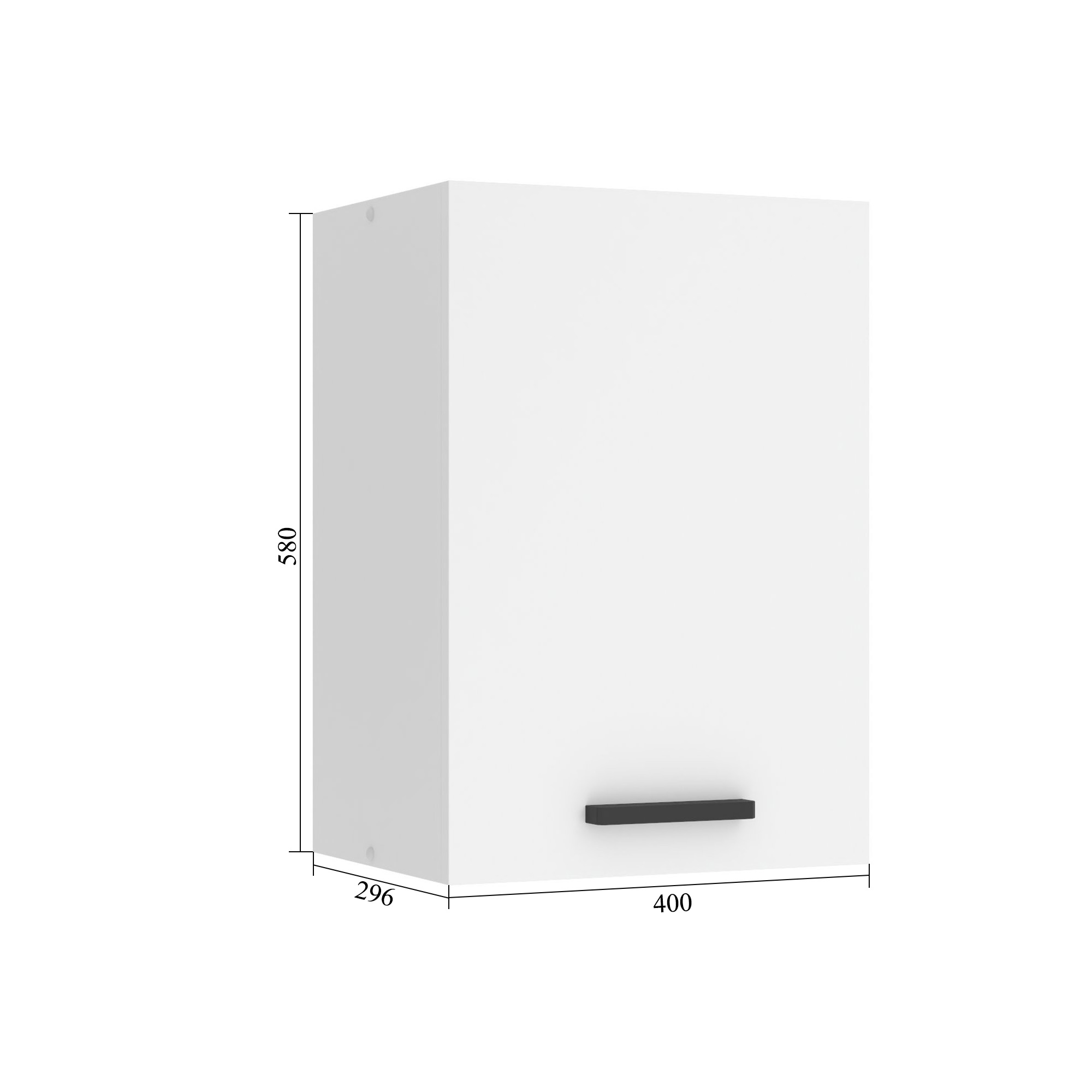 Meuble haut de cuisine 40 cm INF SG40/0/WT/R/0/B1/PP

