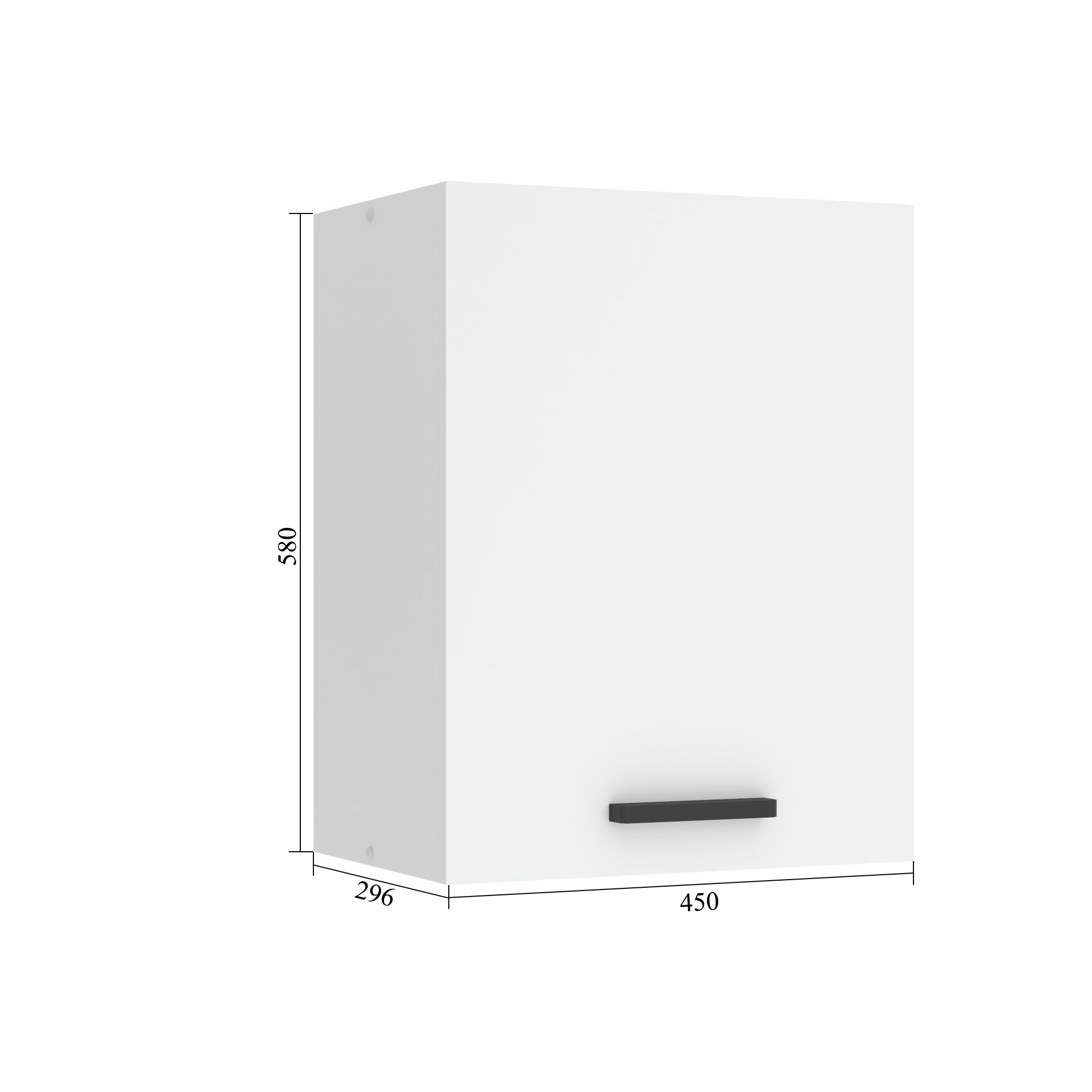 Meuble haut de cuisine 45 cm INF SG45/0/WT/S/0/B1/PP

