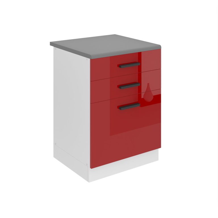 Meuble bas de cuisine 60 cm tiroirs INF SDSZ60/0/WT/R/B/B1/PP

