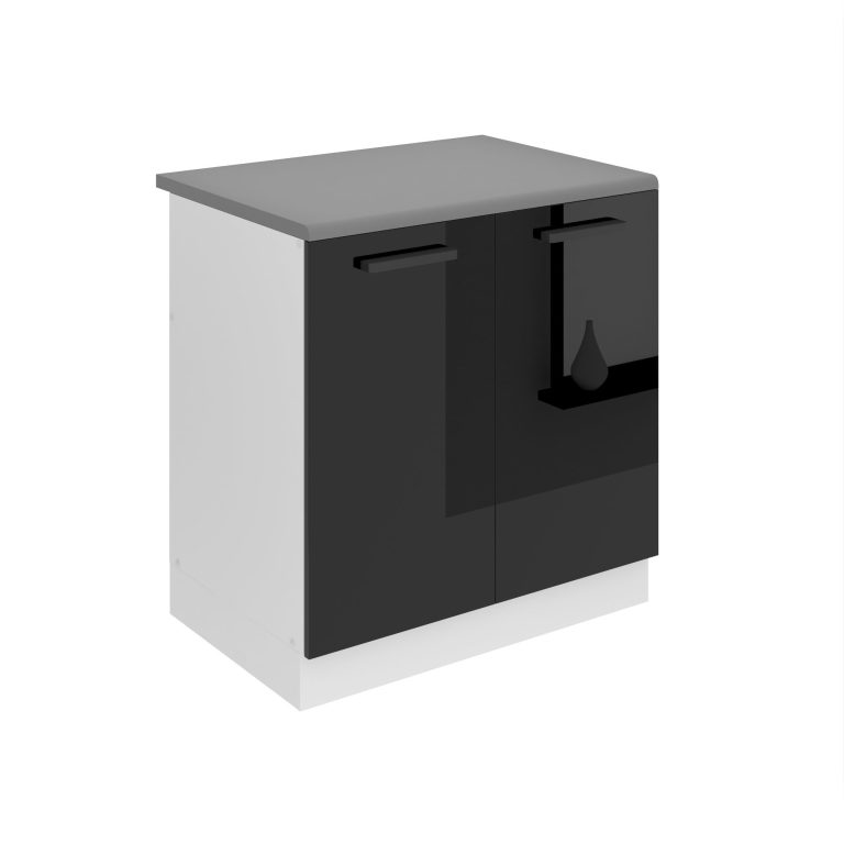 Meuble sous évier de cusine 80 cm INF SDZ80/0/WT/B/B/B1/PP
