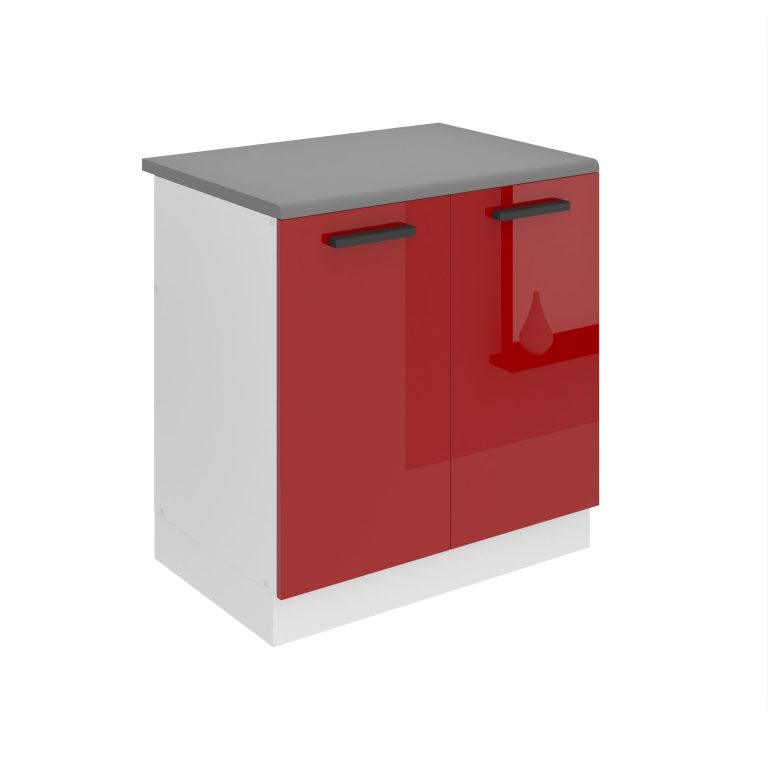 Meuble sous évier de cusine 80 cm INF SDZ80/0/WT/R/B/B1/PP
