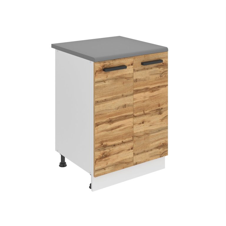 Meuble bas de cuisine 60 cm TOR SD2-60/0/WT/DW/B/B1/PP
