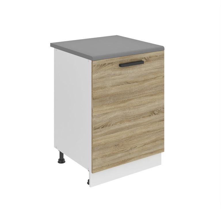 Meuble bas de cuisine 60 cm TOR SD60/0/WT/DS/B/B1/PP
