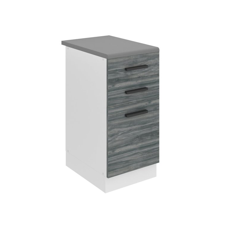 Meuble bas de cuisine 40 cm tiroirs TOR SDSZ40/0/WT/GW/B/B1/PP