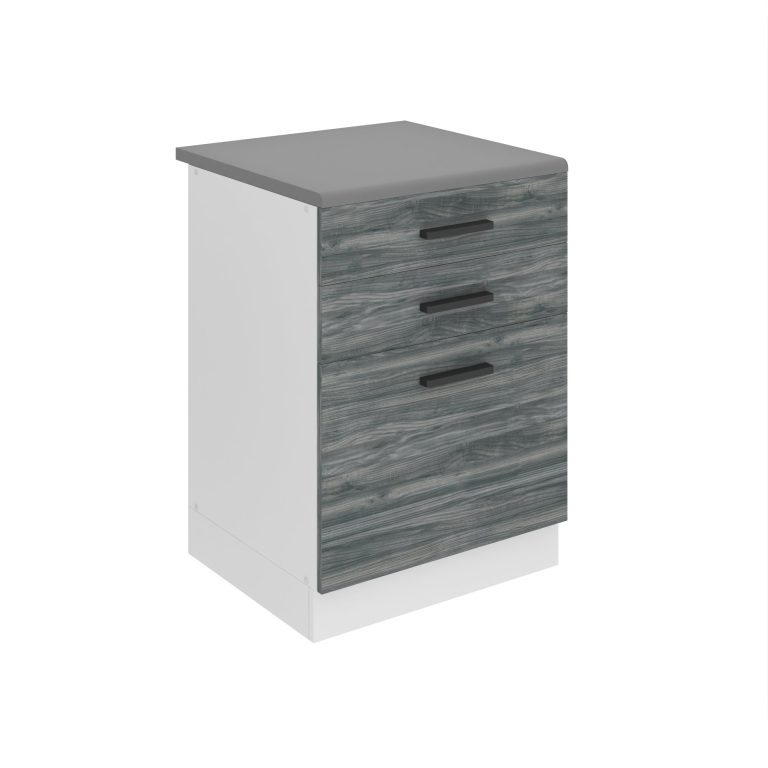 Meuble bas de cuisine 60 cm tiroirs TOR SDSZ60/0/WT/GW/B/B1/PP
