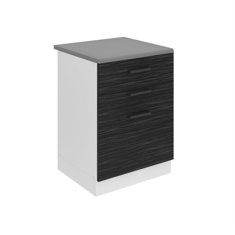 Meuble bas de cuisine 60 cm tiroirs TOR SDSZ60/0/WT/HK/B/B1/PP
