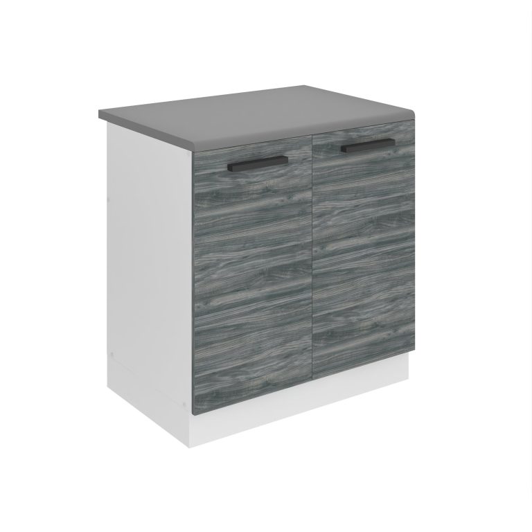 Meuble sous évier de cusine 80 cm TOR SDZ80/0/WT/GW/B/B1/PP
