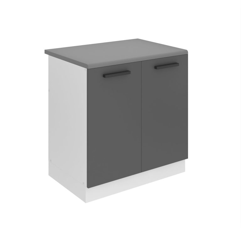Meuble sous évier de cusine 80 cm TOR SDZ80/0/WT/SR/B/B1/PP
