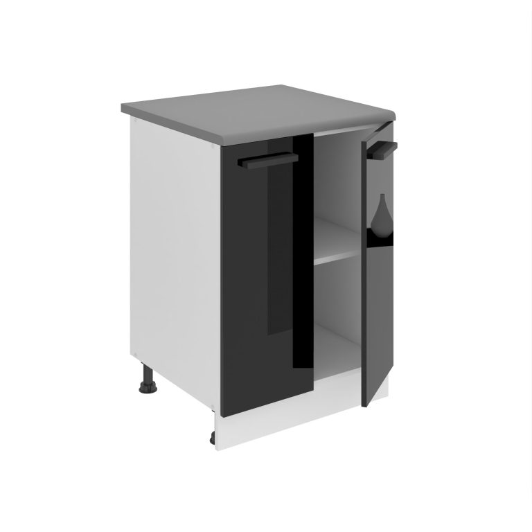 Meuble bas de cuisine 60 cm INF SD2-60/0/WT/B/B/B1/PP