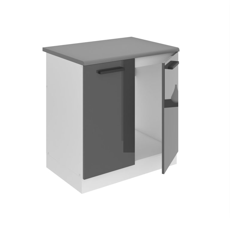 Meuble sous évier de cusine 80 cm INF SDZ80/0/WT/S/B/B1/PP
