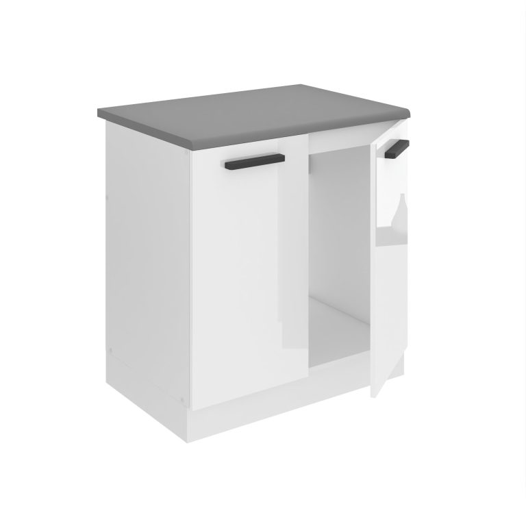 Meuble sous évier de cusine 80 cm INF SDZ80/0/WT/W/B/B1/PP

