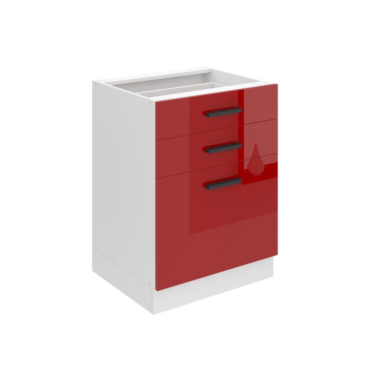 Meuble bas de cuisine 60 cm tiroirs INF SDSZ60/0/WT/R/0/B1/PP