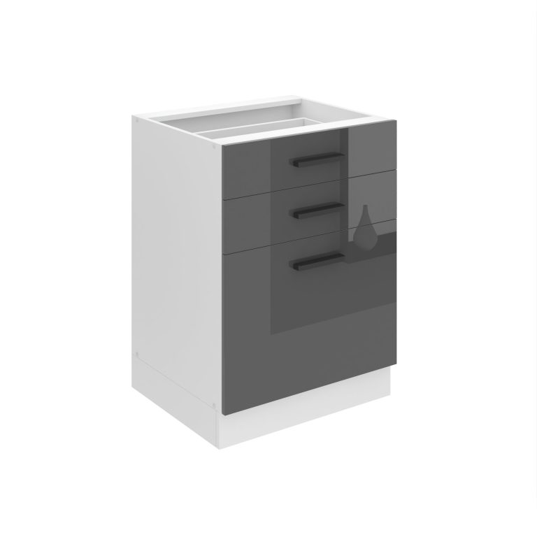 Meuble bas de cuisine 60 cm tiroirs INF SDSZ60/0/WT/S/0/B1/PP