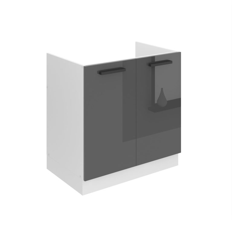 Meuble sous évier de cusine 80 cm INF SDZ80/0/WT/S/0/B1/PP