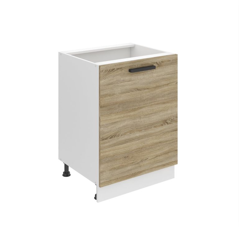 Meuble bas de cuisine 60 cm TOR SD60/0/WT/WT/0/B1/PP