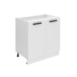 Meuble bas de cuisine 80 cm TOR SD80/0/WT/WT/0/B1/PP