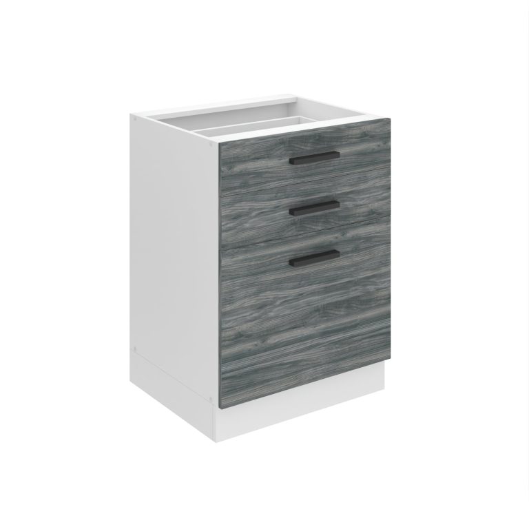 Meuble bas de cuisine 60 cm tiroirs TOR SDSZ60/0/WT/GW/0/B1/PP