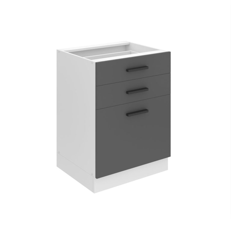 Meuble bas de cuisine 60 cm tiroirs TOR SDSZ60/0/WT/SR/0/B1/PP