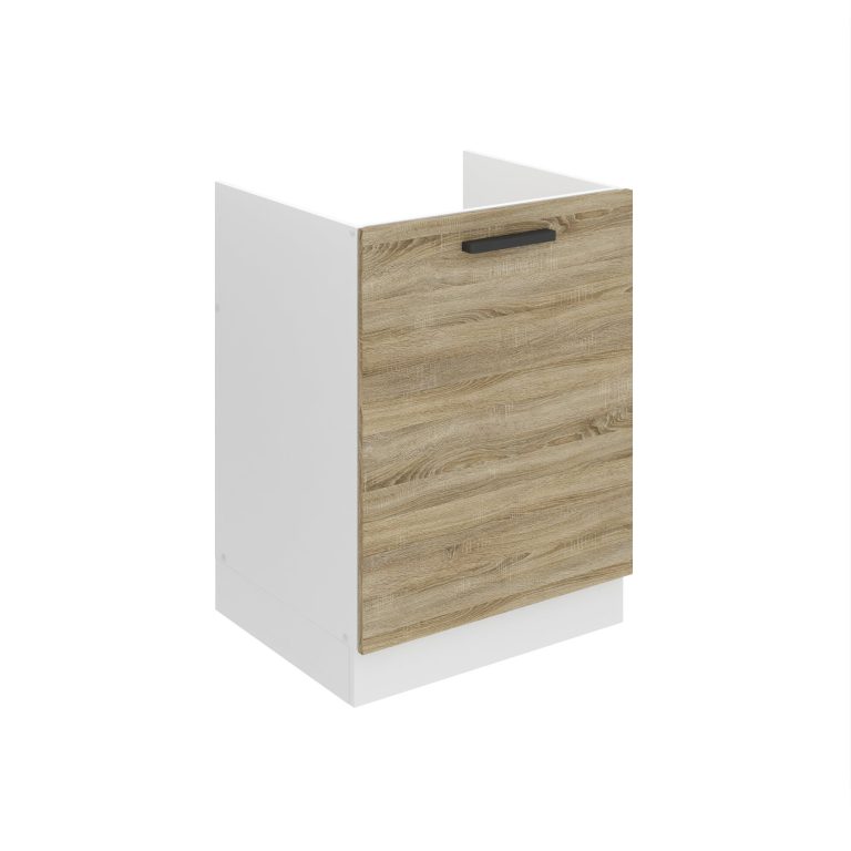 Meuble sous évier de cusine 60 cm TOR SDZ60/0/WT/DS/0/B1/PP
