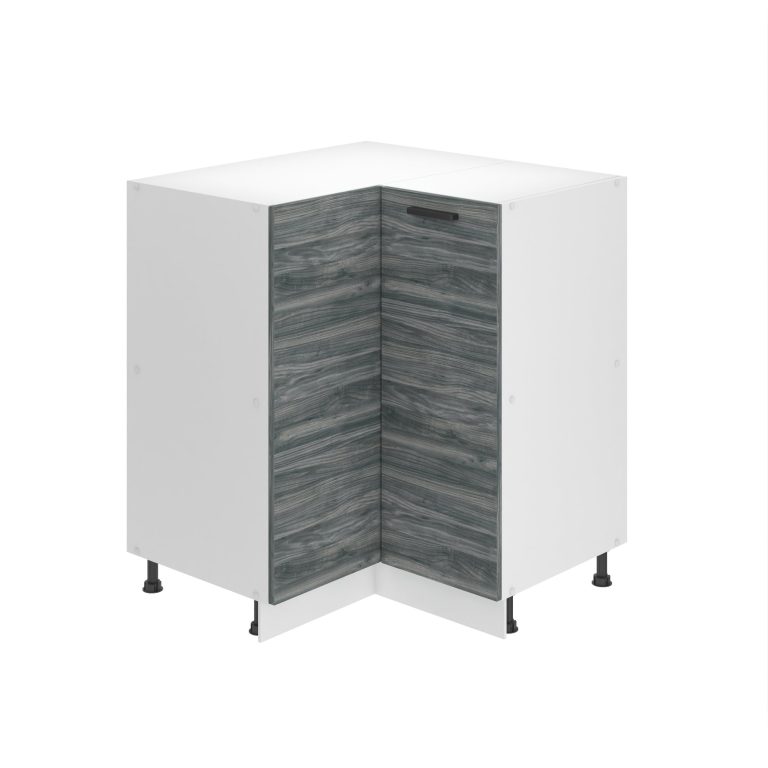 Meuble bas d'angle de cuisine 90 cm TOR SNP90/0/WT/GW/0/B1/PP