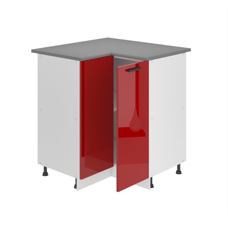 Meuble bas d'angle de cuisine 90 cm INF SNP90/0/WT/R/0/B1/PP