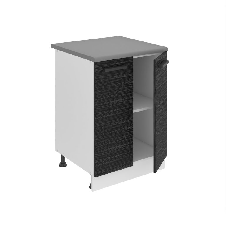 Meuble bas de cuisine 60 cm TOR SD2-60/0/WT/HK/0/B1/PP