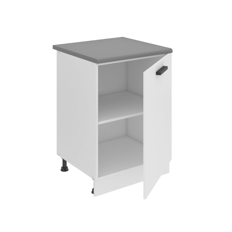 Meuble bas de cuisine 60 cm TOR SD60/0/WT/WT/0/B1/PP