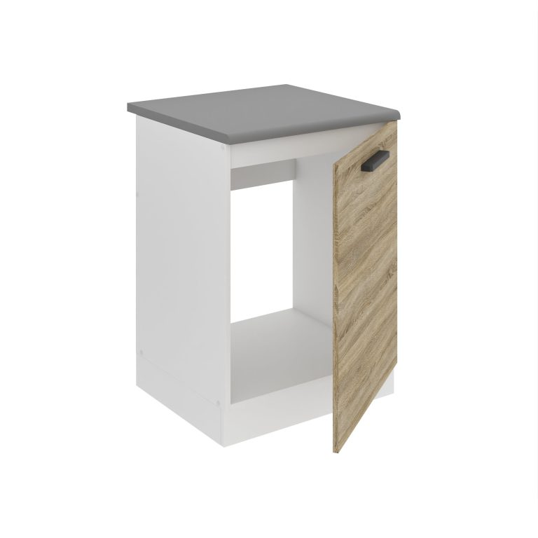 Meuble sous évier de cusine 60 cm TOR SDZ60/0/WT/DS/0/B1/PP