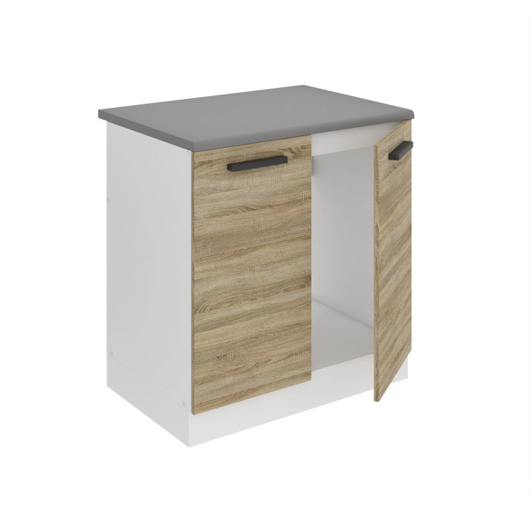 Meuble sous évier de cusine 80 cm TOR SDZ80/0/WT/DS/0/B1/PP