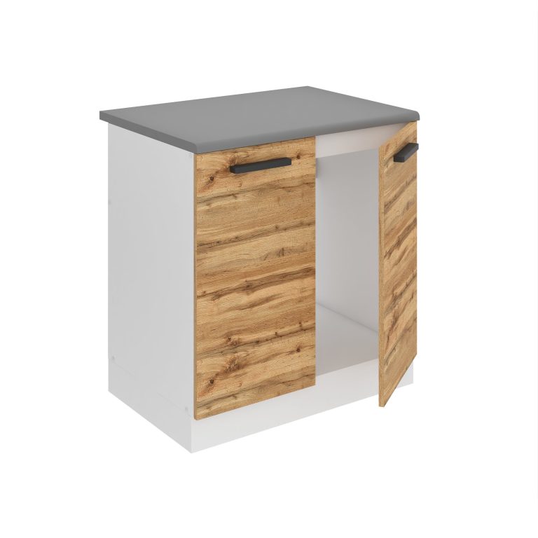 Meuble sous évier de cusine 80 cm TOR SDZ80/0/WT/DW/0/B1/PP