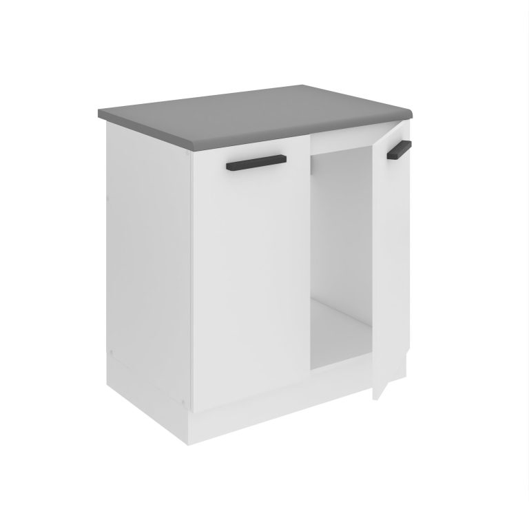 Meuble sous évier de cusine 80 cm  TOR SDZ80/0/WT/WT/0/B1/PP
