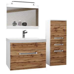 Ensemble de meubles de salle de bain Glamour 23 GLA M 2/0/W/DW/0/MB/PP