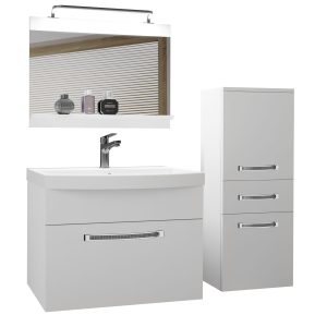 Ensemble de meubles de salle de bain Glamour 20 GLA M 2/0/W/W/0/MB/PP