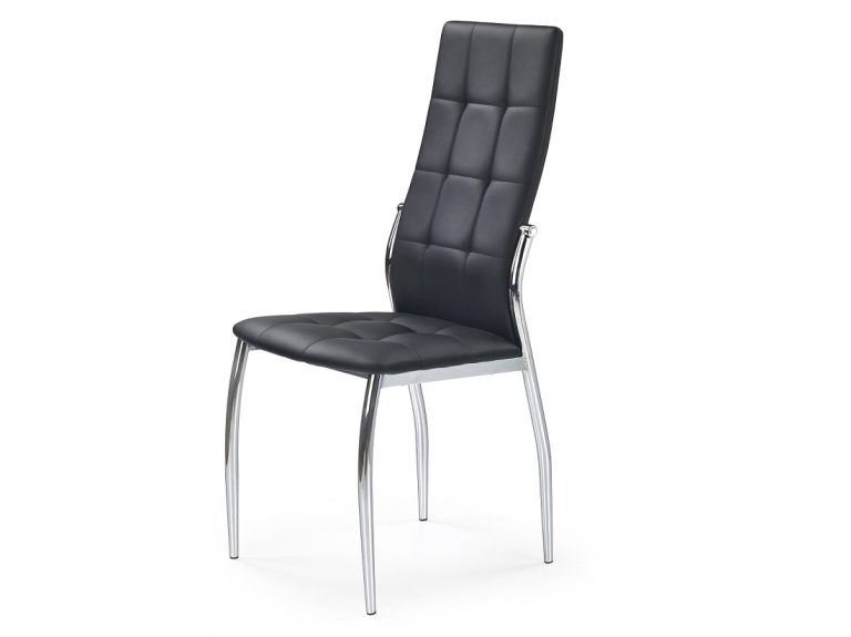 Chaise de cuisine en métal LORENO noir 