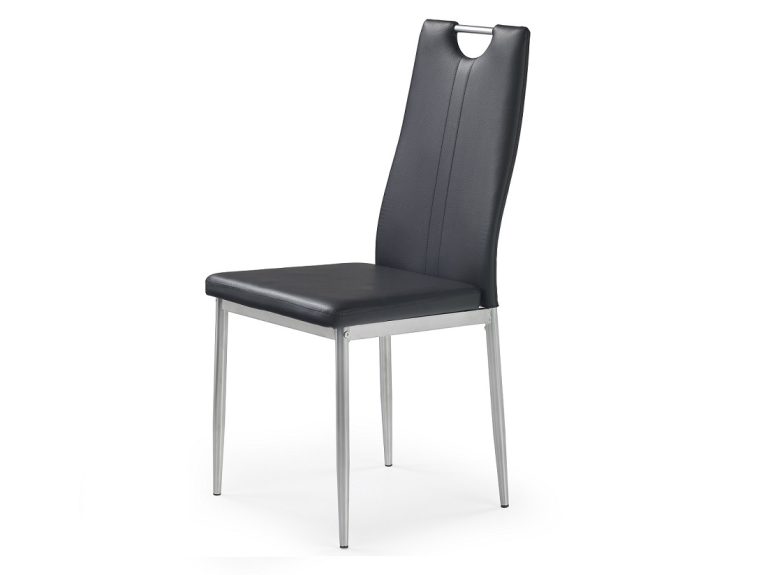 Chaise de cuisine en métal ROBERTO noir